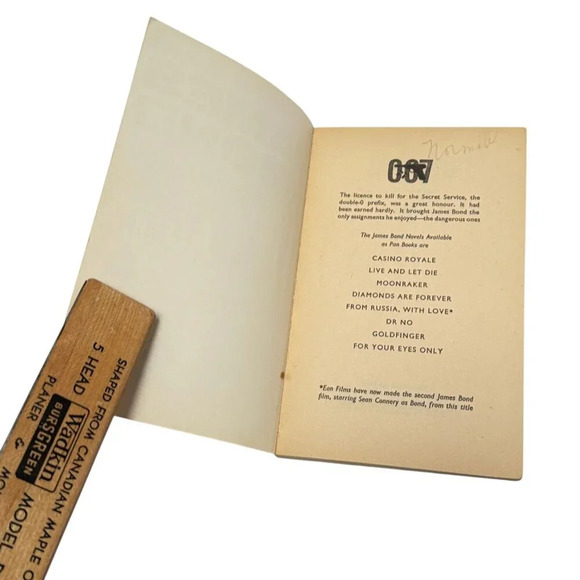 Ian Fleming James Bond 4 Book PB PAN Goldfinger Thunderball Diamonds More 1960s - Picture 7 of 16